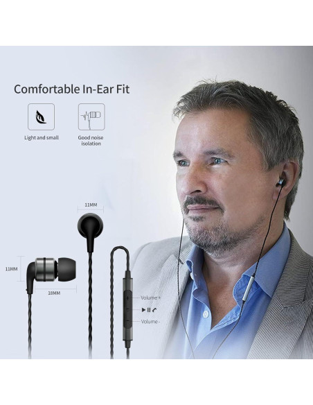 Auriculares In-Ear SoundMAGIC E80C HiFi con Micrófono