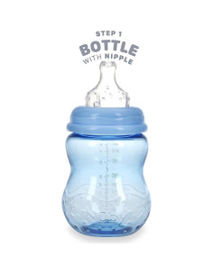 Botella a Vaso Nuby Crece Conmigo 240ml Azul Verde 2