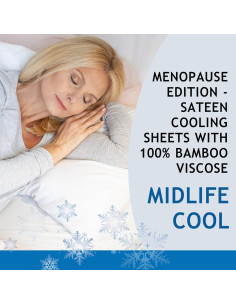 Juego de Sábanas Refrigerantes Seda Vegana Queen Gris Oscuro 2