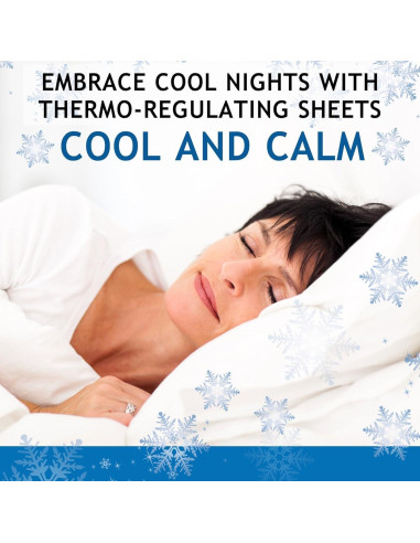 Juego de Sábanas Refrigerantes Seda Vegana Queen Gris Oscuro