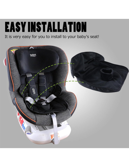 Protector de Asiento de Coche Hi Sprout Piddle - Negro - 1 Paquete