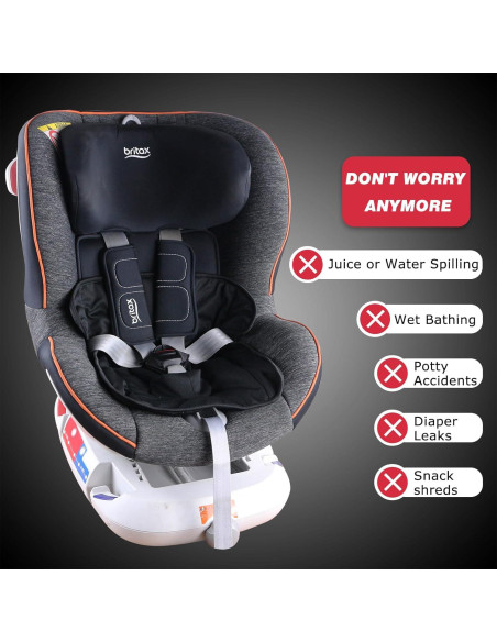 Protector de Asiento de Coche Hi Sprout Piddle - Negro - 1 Paquete