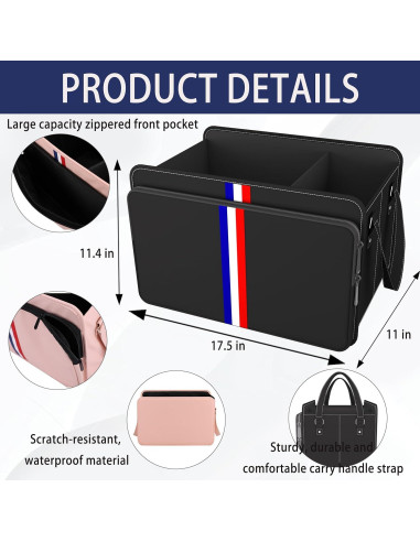 Organizador de Maletero Homeve Impermeable Plegable 3 Compartimentos