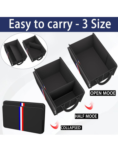 Organizador de Maletero Homeve Impermeable Plegable 3 Compartimentos