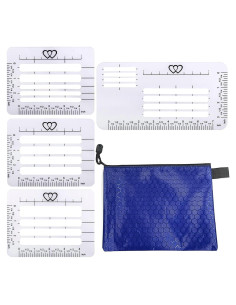 Plantillas de Guía para Sobres CARD DEVIL - 4 Piezas