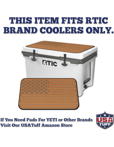 Pad Antideslizante USATuff para Enfriador RTIC 32qt - Bandera EE. UU.