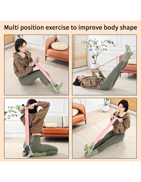 Banda de Resistencia de Tela Ocdin Set de 4 para Yoga