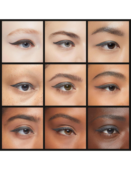 Eyeliner de Madera Palladio Negro, Aplicación Fácil, Larga Duración