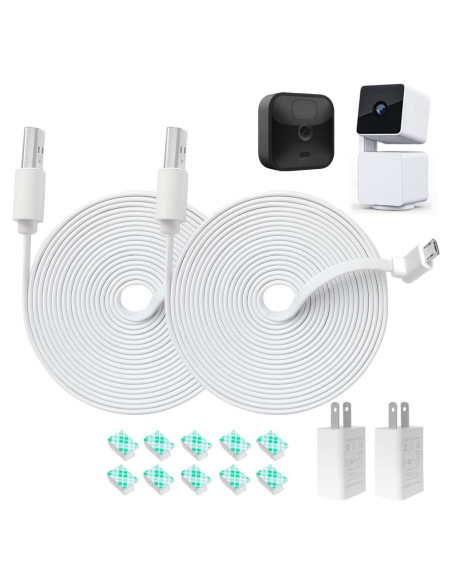 Cable de Extensión de Poder 3M JJMASEE para Cámaras Wyze y Blink