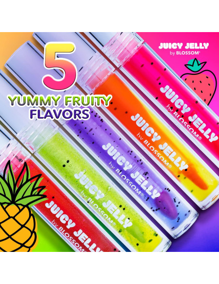 Brillo de Labios Gel Jugo Hidratante Uva Blossom 2.54g