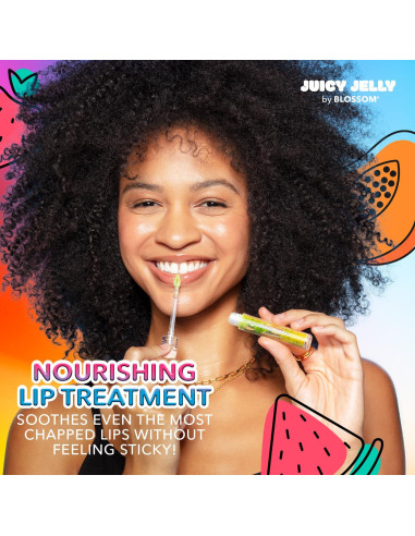 Brillo de Labios Gel Jugo Hidratante Uva Blossom 2.54g