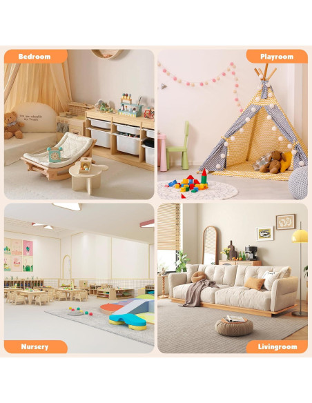 Organizador de Juguetes HedoAjim con 6 Contenedores Extraíbles