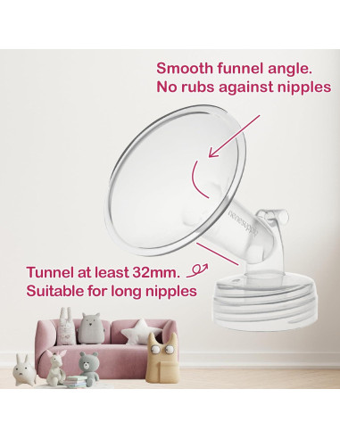 Flanges de 15mm Nenesupply para Bombas Spectra S1 S2 9 Plus