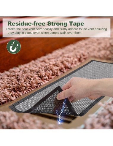 Cubiertas Magnéticas para Ventilación de Piso YOKIVE 12 Pcs 25.4x10.2cm