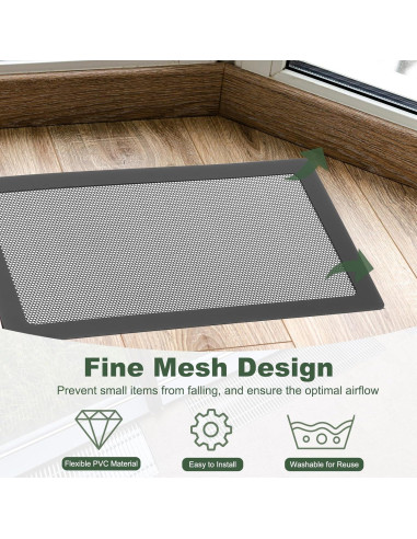 Cubiertas Magnéticas para Ventilación de Piso YOKIVE 12 Pcs 25.4x10.2cm