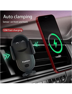 Soporte de Carga Inalámbrica Automático Peanutech S11 Negro 2