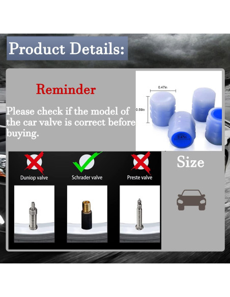 Tapas de Válvula Brillantes SISUJA 20Pcs Verde para Autos