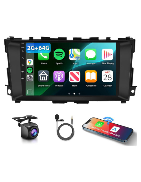 Estéreo de Radio Podofo para Nissan Altima 2013-2018 9"