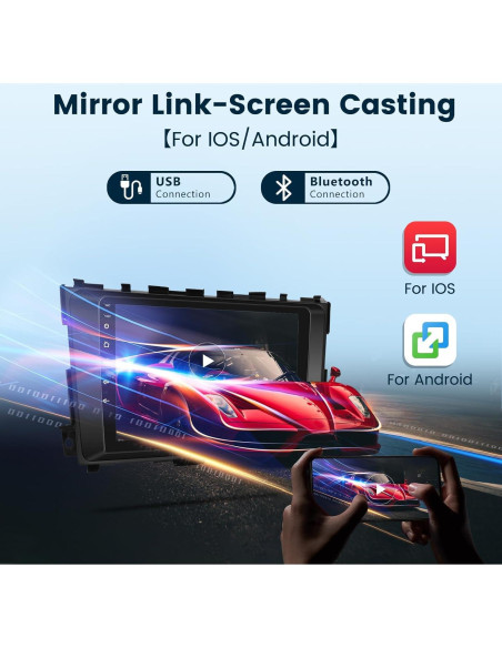 Estéreo de Radio Podofo para Nissan Altima 2013-2018 9"