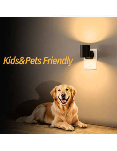 Luz Nocturna NOVELUX 2700K con Sensor Crepúsculo 2 Paquete