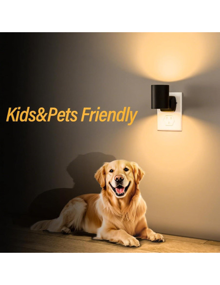 Luz Nocturna NOVELUX 2700K con Sensor Crepúsculo 2 Paquete