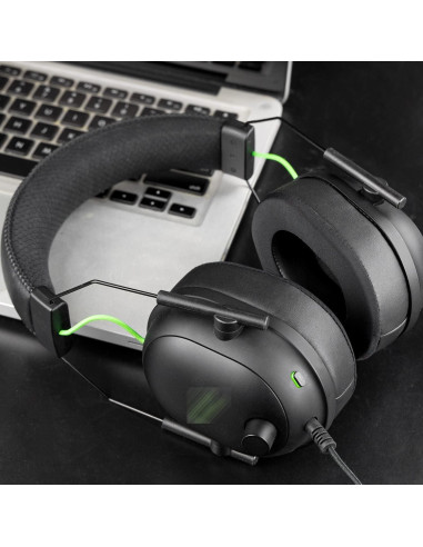 Almohadillas de Gel Refrigerante SOULWIT para Razer BlackShark V2 - Negro