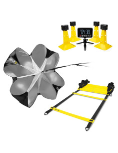 Paquete de Entrenamiento SKLZ: Escalera Rápida, Paracaídas y Puertas de Velocidad