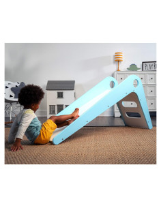 Tobogán de Madera Avenlur Azul para Niños 18 meses a 4 años