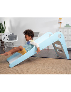 Tobogán de Madera Avenlur Azul para Niños 18 meses a 4 años 2