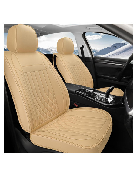 Cubiertas de Asientos de Coche FaiFani Juego Completo Beige