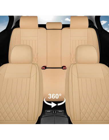 Cubiertas de Asientos de Coche FaiFani Juego Completo Beige