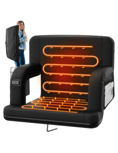 Silla de Estadio Calentada Huskfirm con Respaldo y 3 Modos de Calor