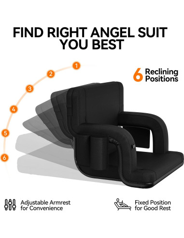 Silla de Estadio Calentada Huskfirm con Respaldo y 3 Modos de Calor