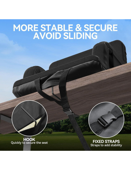 Silla de Estadio Calentada Huskfirm con Respaldo y 3 Modos de Calor