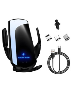 Cargador Inalámbrico para Automóvil MUQIDA 15W con Soporte