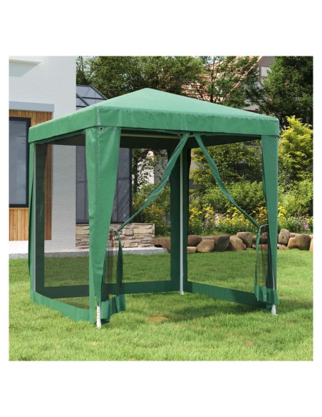 Carpa de Fiesta Cuadrada Verde Qnhdfrt 2x2x2.4m Resistente al Agua