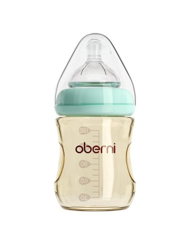 Botella Anticólicos PPSU Oberni 150 ml Azul para Bebés
