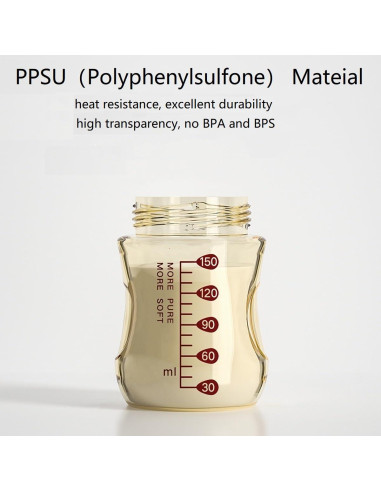 Botella Anticólicos PPSU Oberni 150 ml Azul para Bebés