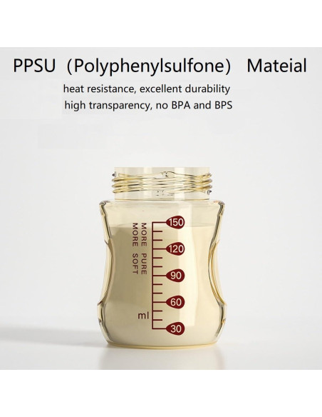 Botella Anticólicos PPSU Oberni 150 ml Azul para Bebés