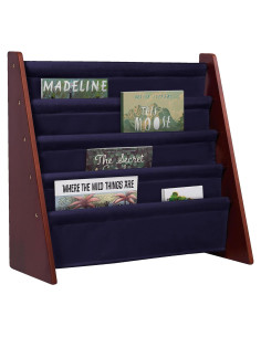 Estante de Libros Sling Wildkin Cereza con Azul 4 Estantes