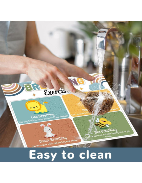 Set de 8 Manteles Educativos Boho OBUSATT 43x32 cm Salud Mental