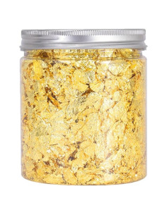 Copos de Hoja de Oro 10g Aoktorkit Decoración Manualidades