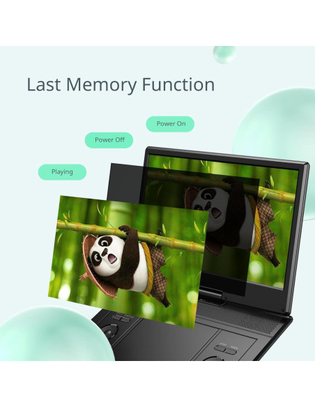 Reproductor DVD Portátil YOTON YD155M 14.1" HD para Coche