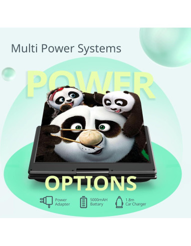 Reproductor DVD Portátil YOTON YD155M 14.1" HD para Coche