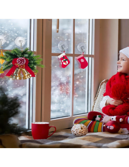 15 Ganchos de Ventosa de Vidrio TUYRYAHR 1.8 kg para Ducha
