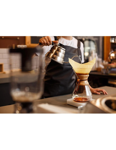 Filtro de café desechable AGOGO 100 unidades natural