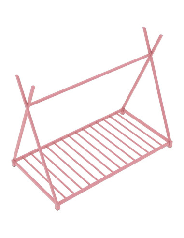 Cama Tienda Twin GM Ultra Rosa Metal Estructura Resistente
