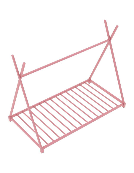 Cama Tienda Twin GM Ultra Rosa Metal Estructura Resistente