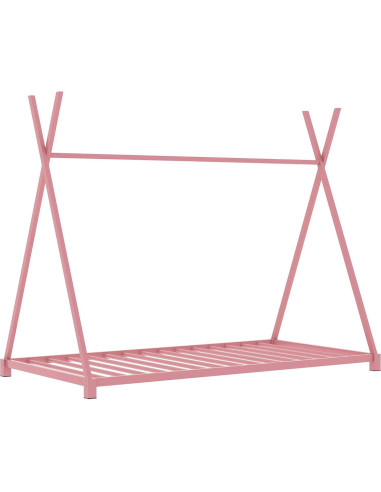 Cama Tienda Twin GM Ultra Rosa Metal Estructura Resistente