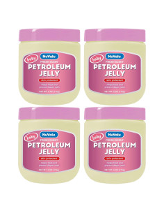 Vaselina NuValu 170 g - Paquete de 4 Fragancia Rosa Bebé